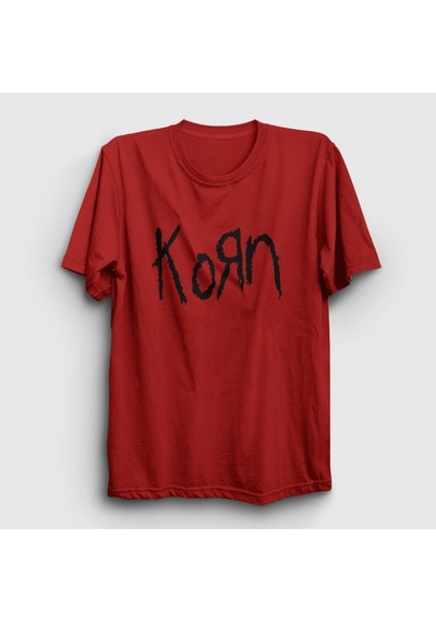 Noıssey Unisex Kırmızı Logo Korn T-shirt 92217tt