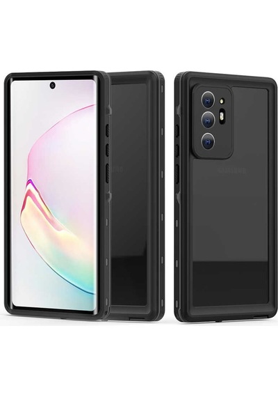 Galaxy Note 20 Ultra Kılıf 1-1 Su Geçirmez Kılıf Siyah