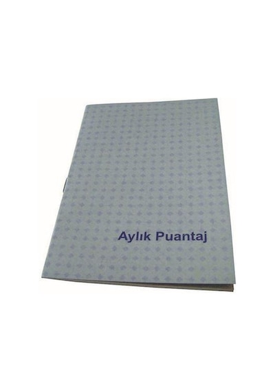 Dilman Puantaj Defteri Aylık  Karton Kapak