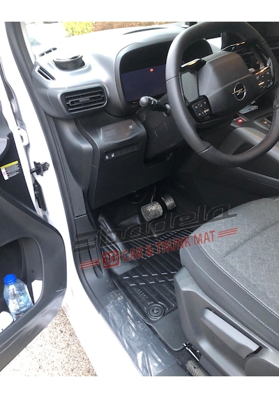 2022 2023 2024 Opel Combo 3d Kauçuk Tam Koruma Paspas Kokusuz