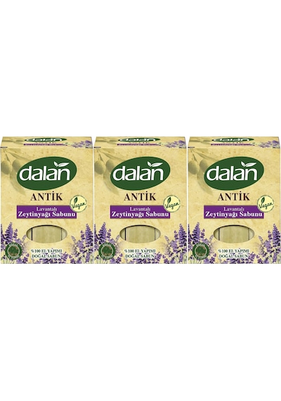 Dalan Antik Defneli Zeytinyağı Sabunu 900gr Lavantalı 3 Lü Set