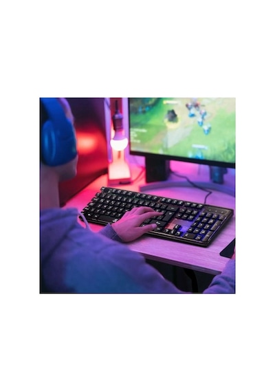 Dexim Dka010 Kbl707 Mekanik Rgb Hisli Şeffaf Klavye