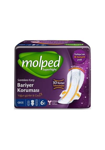 Supernight Uzun Gece Pedi 1 X 6 Adet