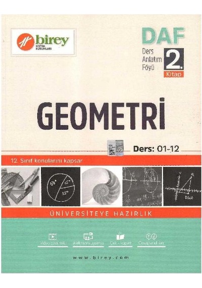 Birey Ders Anlatım Föyü Daf Geometri 2. Kitap 12. Sınıf Konularını Kapsar