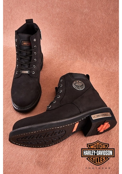Harley Davidson Harley-davidson 025m100128 Jım Erkek Bot - Siyah Nubuk-siyah Nubuk