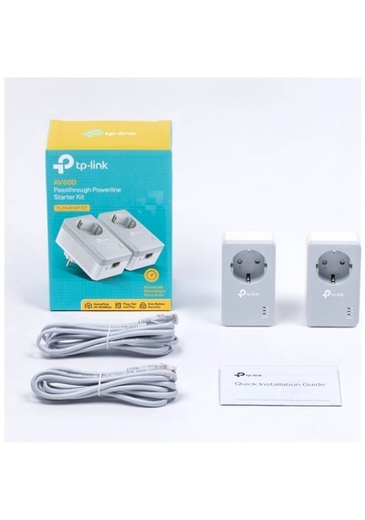 Tp-Link Tl-Pa4010P Kıt Av600 Ac Güç Soketli Powerline Adaptör Baş
