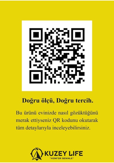 Kuzeylife 4 Kapaklı 6 Raflı Ekstra Derin Gardrop-52 Cm Derinlik Beyaz