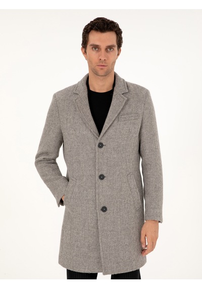 Cacharel Erkek Gri Palto 50293729-vr024