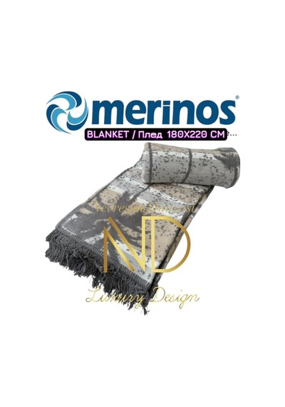 Merinos Miami Çift Kişilik Battaniye Çok Renkli