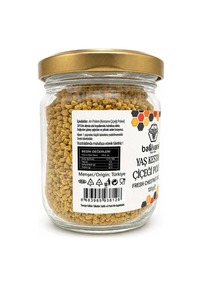 Artvin Borçka Yaş Kestane Çiçeği Arı Poleni 125 Gr