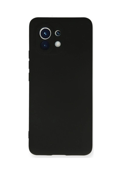Xiaomi Mi 11 Kılıf Nano İçi Kadife Silikon - Siyah 0.2M-Çok Renkli