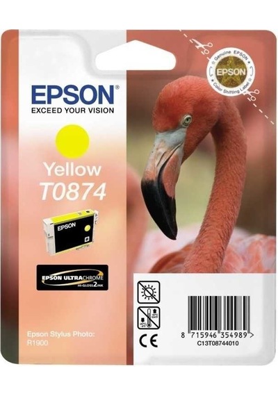 Tonersepeti Epson T0874 C13t08744020 Sarı Kartuş