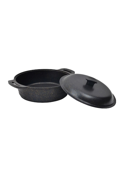 Nurgaz Granit Döküm Kamp Tenceresi 28 Cm Çok Renkli