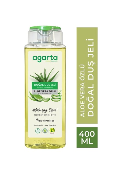 Agarta Doğal Aha Aloevera Duş Jeli 400ml 4313 16'li Paket Aloe Vera