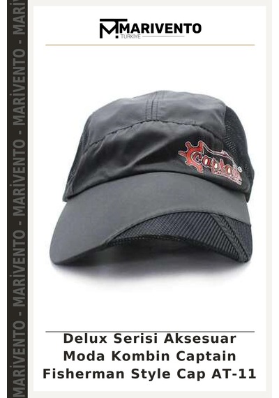 Marivento Delux Serisi Aksesuar Moda Kombin Captain Fisherman Style Cap At-11 Çok Renkli