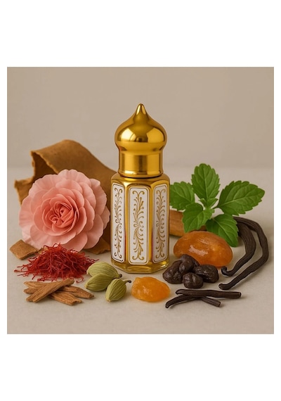 Aromenza Premium Kashmir Oud 6 Ml Özel Seri Kalıcı Ham Esans Amber - Gül