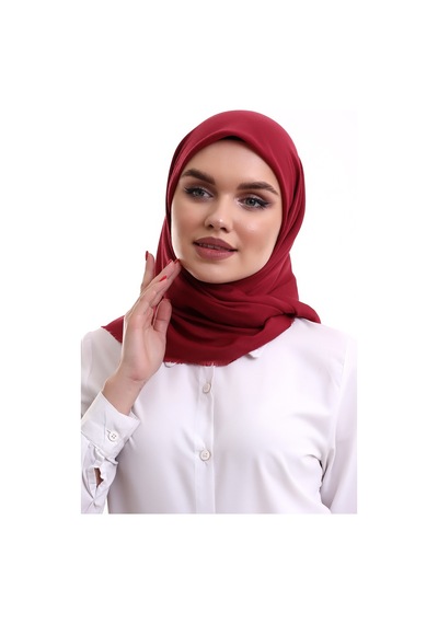 Pamuklu Pano Düz Desensiz Örtü Kırmızı