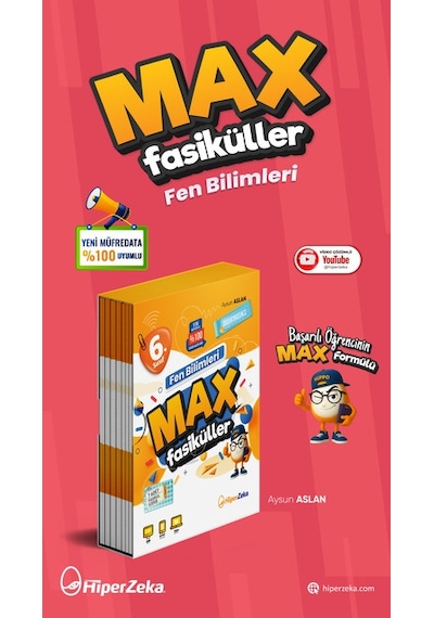 2027 6. Sınıf Fen Bilimleri Max Fasiküller |Aysun Aslan