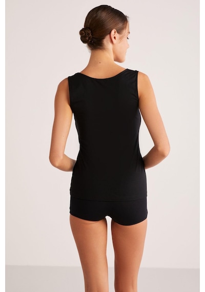 Kom Basic Singlet Kadın Atlet Beyaz