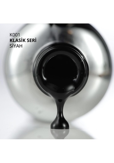 Kalıcı Oje K001, Siyah, 10 Ml Diğer