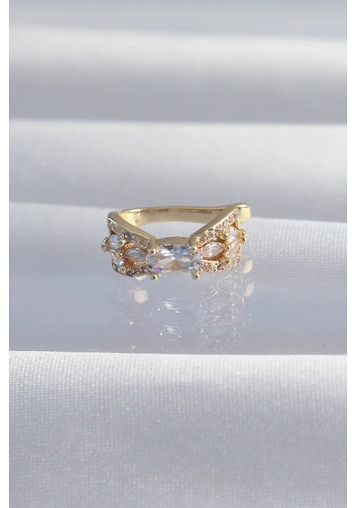Pirinç Gold Renk Zirkon Taş Kaplama Earcuff Küpe Eb-53-vice/ 1395 3099 Çok Renkli