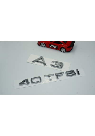 Audi A3 40 TFSi Krom ABS 3M 3D Bagaj Yazı Logo Ürün