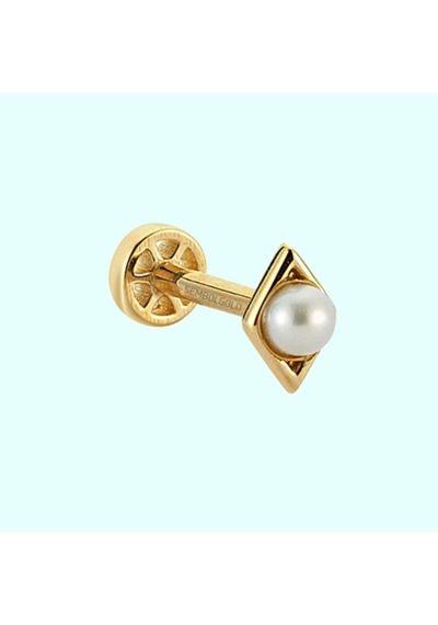 Altın Inci Tragus Piercing 14 Ayar (536017376) Altın