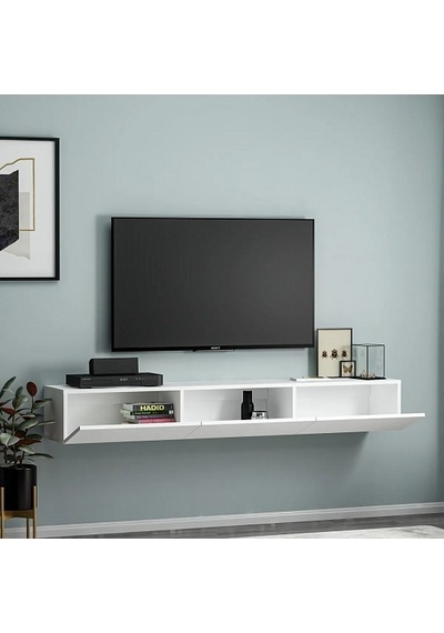 Tv Sehpası Tunus Beyaz 180 Cm