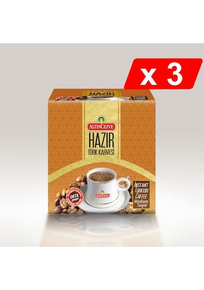 Altıncezve Hazır Türk Kahvesi Orta Şekerli 3'lü 20 x 9 G