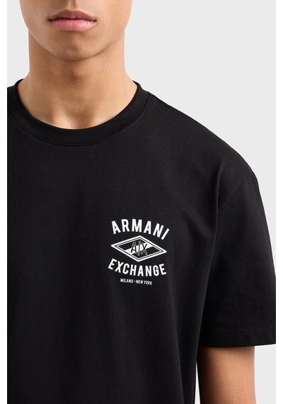 Armani Exchange Erkek T Shirt Xm000550 Af10362 Uc001 Siyah Siyah