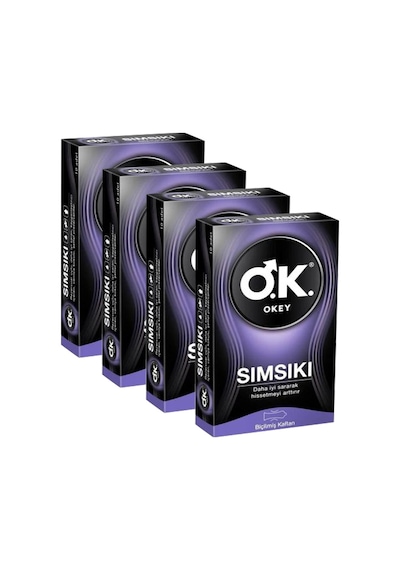 Okey Sımsıkı Prezervatif 10'lu x 4