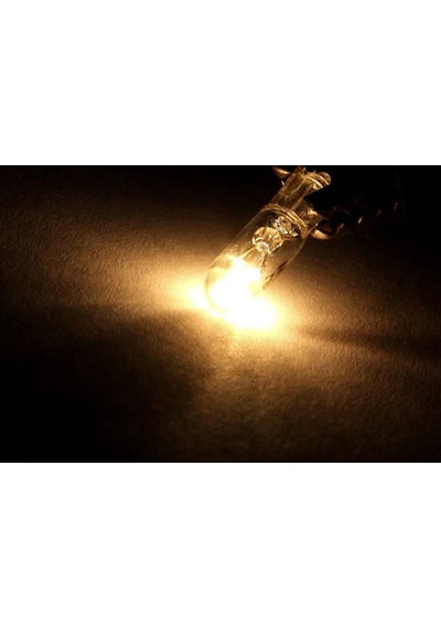 10 Adet 12v T5 1.2w Mini Dipsiz Standart Renk Ampul