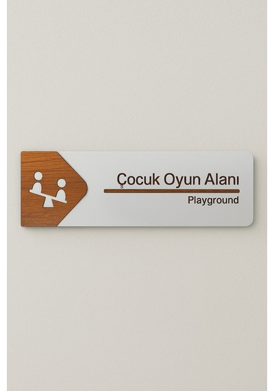 Çocuk Oyun Alanı Ofis Oda Kapı İsimliği Yönlendirme Tabelası Levhası Kişiselleştirilebilir