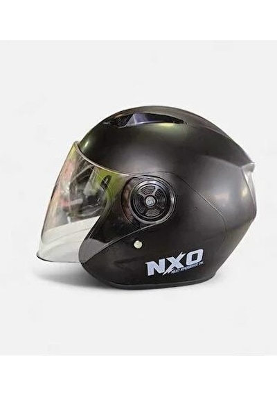 Kask Çenesiz Yazlık Nxo Siyah