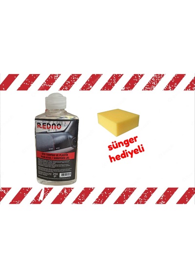 Redno Oto Torpido Göğüs Plastik Aksam Parlatıcı Bakım Jeli 250 Gr