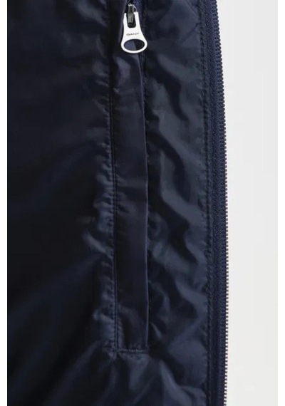 Gant Erkek Lacivert Regular Fit Dik Yaka Kaz Tüyü Yelek-11141 Lacivert