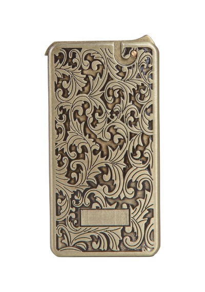 Soft Flame Bronz Desenli Metal Çakmak