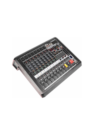 Midex MPX-1200P Power Mikser Amfi 8 Kanal 2x600W Dijital Efekt Bt EQ Usb