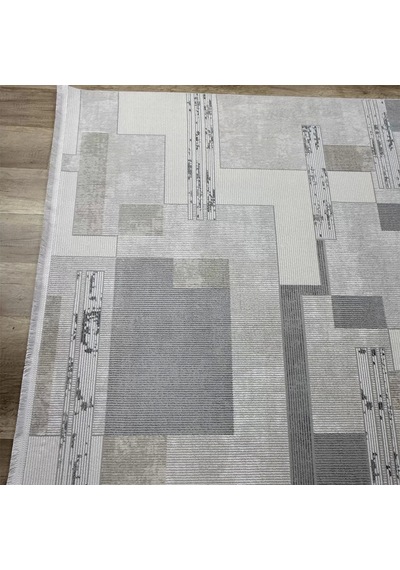 Hoom Rugs Grandy 4694 Antrasit Modern Halı Krem Antrasit