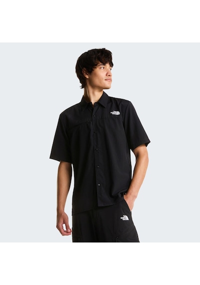 The North Face M Packable Short Sleeve Shırt Erkek Tişört Nf0a8ftqjk31 Siyah