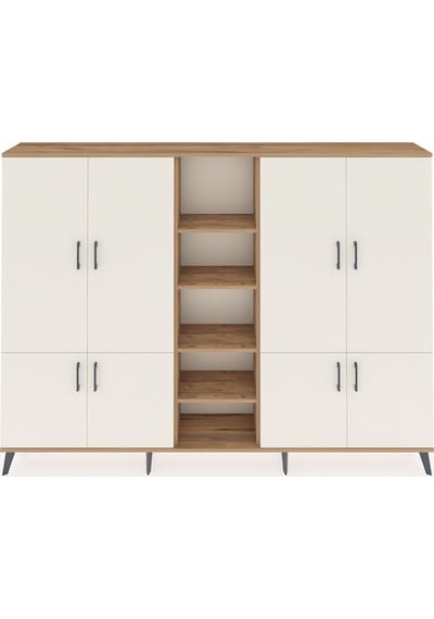 Arges Dolap 14 Raflı 8 Kapaklı 220x30x163 Çam-aytaşı/çam Aytası/atlas Çam - Atlas Çam Arges Dolap 14 Raflı 8 Kapaklı 220x30x163 Çam-aytaşı/çam Aytası/atlas Çam - Atlas Çam