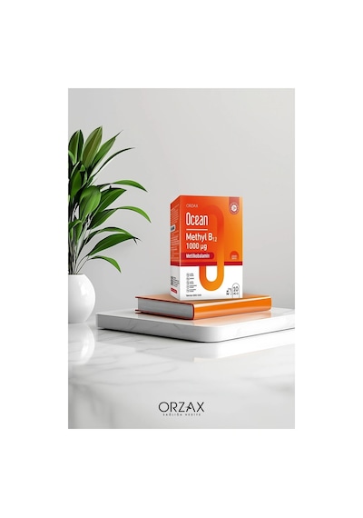 Orzax Ocean Methyl B12 1000 Mcg Sprey 10 Ml - Aktif B12 Vitamini İçeren Takviye Edici Gıda