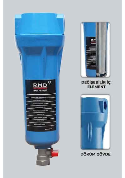 R.m.d Kompresör Kompresör Su Tutucu Filtre 3/4