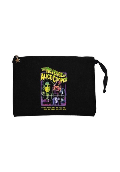 Alice Cooper The Revenge Of Siyah Clutch Astarlı Cüzdan / El Çantası