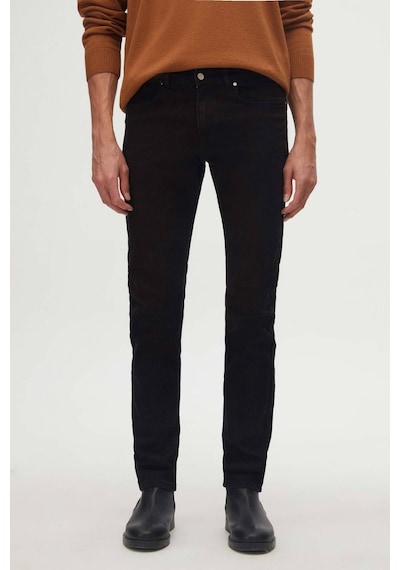 D's Damat Ds Damat Slim Fit Siyah Düz Boru Paça Denim Pantolon 6HCJ3ORT00102 Siyah
