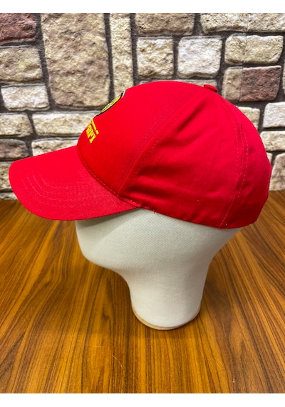 Hamze Ferrari Nakışlı Unisex Beyzbol Cap Şapka Kırmızı