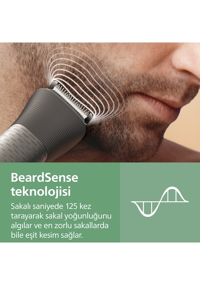 Philips 16'sı 1 Arada Erkek Bakım Seti MG9532/15-yüz/saç/vücut (ISLAK/KURU KULLANIM)
