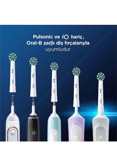 Oral-B Pro Cross Action X-Filament Diş Fırçası Başlığı 2'li