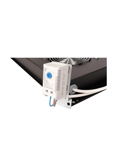 Lande 4 Fanlı Fan Modülü Termostatlı Siyah