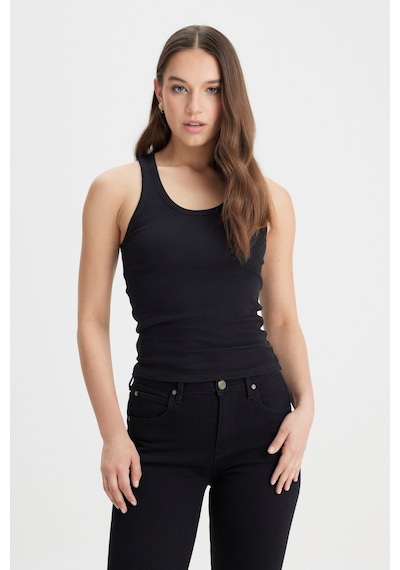 Lee Slim Fit Dar Kesim Siyah Tişört L241615001